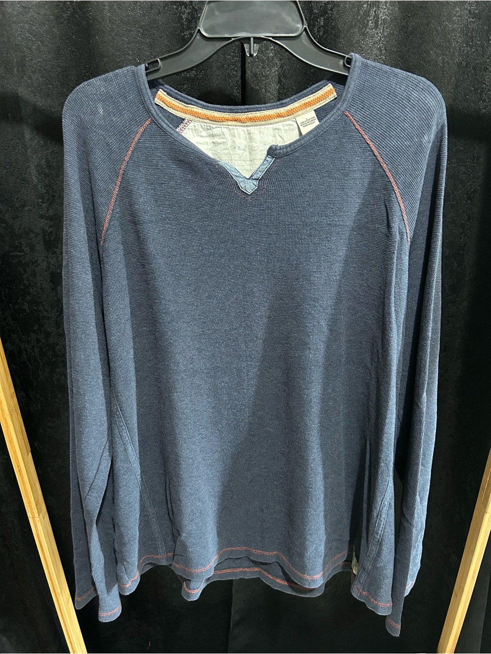 Men's Crewneck Thermal in Navy